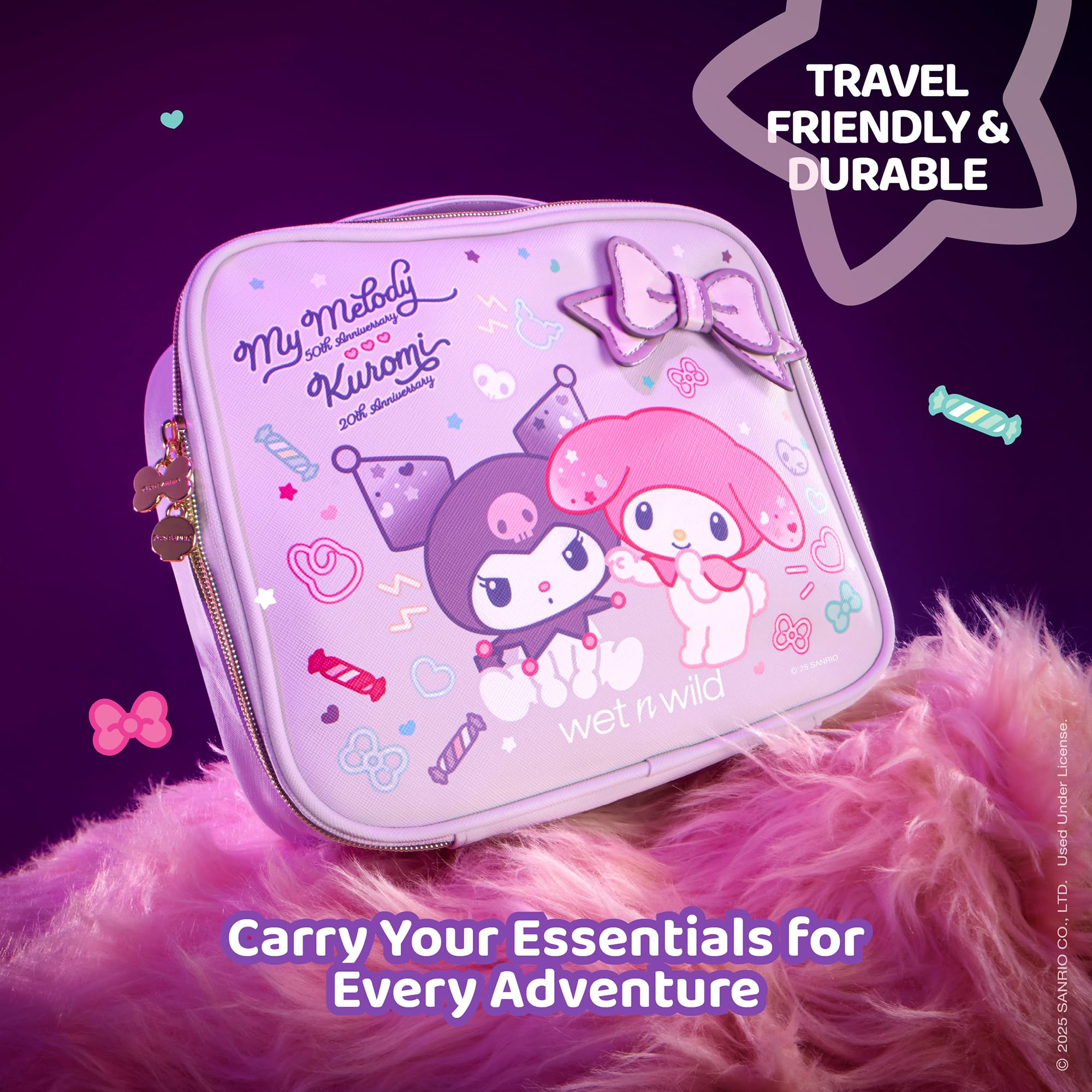 Amazon.com : wet n wild My Melody and Kuromi Makeup Bag : Beauty